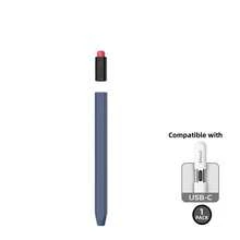 Classic Hexagon Silicone Case Compatible With Apple Pencil Cover Sleeve Skin Accessories, Compatible With Magnetic Charging And Double Tap