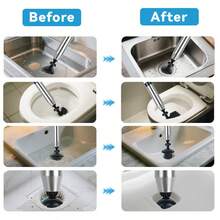 Toilet Plunger, High Pressure Toilet Plunger,Toilet Auger Air Drain Blaster With Real-Time, Heavy Duty Plunger For Bathroom And Plumbing Clogs - 白色 - 查看 7