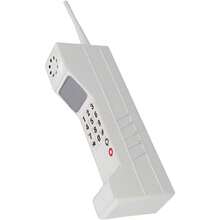 Vintage Style Cellular Phone Replica Ornament White - trắng - Xem 1