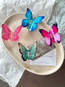 1 Stück Mehrfarbiger Schmetterling Haarklammer, neues Design für Hochsteckfrisur Dekoration, Geschenk für Feiertage