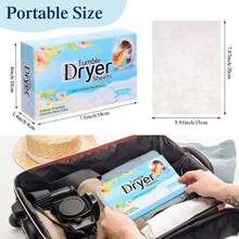 iDestry Dryer Sheets Bulk Natural Fabric Softener Plant Lavender Floral Fragrance, Coconut Fragrance Laundry Softener Naturally Pet Clothing Cleaning Aromatherapy Tablets - Multicolor - View 2