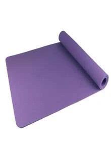 Colchoneta de yoga EVA engrosada de 173 * 61 * 0,8 cm, colchoneta de yoga específica para mujeres, esterilla antideslizante para ejercicio, fitness, saltar la cuerda, aislamiento acústico y amortiguación de golpes, esterilla para uso en el hogar, colchoneta para práctica de danza. 9El color es solo para referencia, el color enviado después de la compra será aleatorio. Por favor, tenga en cuenta esto antes de comprar.) - Morado - Ver 3