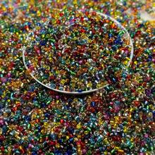 5000/2500 颗 2 毫米彩色散装玻璃种子珠 - 高品质均匀圆珠，适用于 DIY 珠宝制作、耳环、手链、项链 - 优雅的手工工艺产品珠宝配件套装，适用于 DIY 珠宝配件珠子 - 彩色 - 查看 5