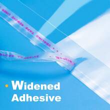 100Pcs, Large Self Sealing Cellophane Bags Self Adhesive, Clear Resealable Cellophane Plastic Bags For Packaging Clothes, T-Shirts, Pants, Ornaments - White - View 5