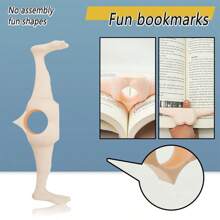 1 signet d'animal en 3D amusant et mignon, carte marque-page en PVC drôle de papeterie convient pour les étudiants, les adolescents, les garçons et les filles pour la lecture de fournitures de bureau et scolaires comme cadeau de fête d'anniversaire