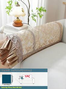 1pc Jacquard Luxurious European Style Sofa Cover, Summer Jacquard, Machine Washable, Pet Friendly, Fits Armchair To 4-Seater Sofa - Living Room, Window, Office Sofa Protector
