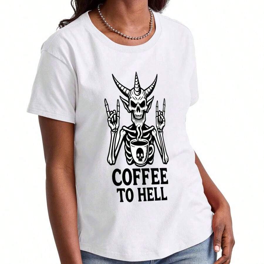 Women T-Shirts - 白色2 - 查看 1