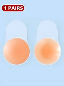 2 Stücke/Packung (10cm/3,93 Zoll) Damen Silikon Brust-Lift BH, Nippel Abdeckungen für trägerlose BHs, BH-Pads für Partykleider und Abendkleider, hebt und schiebt den Busen hoch, verbessert das Dekolleté - Verschiedenfarbig - Übersicht 12