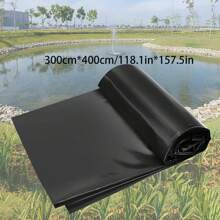 Heavy-Duty Waterproof Pond Liner - Multifunctional Black Plastic Film, Durable Outdoor Garden And Fish Tank Liner, Easy Installation