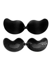 1/2/4 Chiếc Áo Ngực Nâng Ngực Không Lưng Bằng Silicone Dán, Có Thể Tái Sử Dụng, Khóa Cài Phía Trước, Giúp Nâng Ngực - Cúp Thoáng Khí, Thân Thiện Với Da, Phù Hợp Với Cỡ Cúp A-D, Váy Cổ Chữ V Sâu. - Nhiều màu - Xem 18