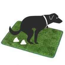 Pet Potty Training Pad - Artificial Grass Puppy Pee Pad, Realistic Dog Lawn Mat For Indoor/Outdoor Use, Washable Bathroom Turf For Cats & Dogs, Anti-Slip Pet Toilet Mat