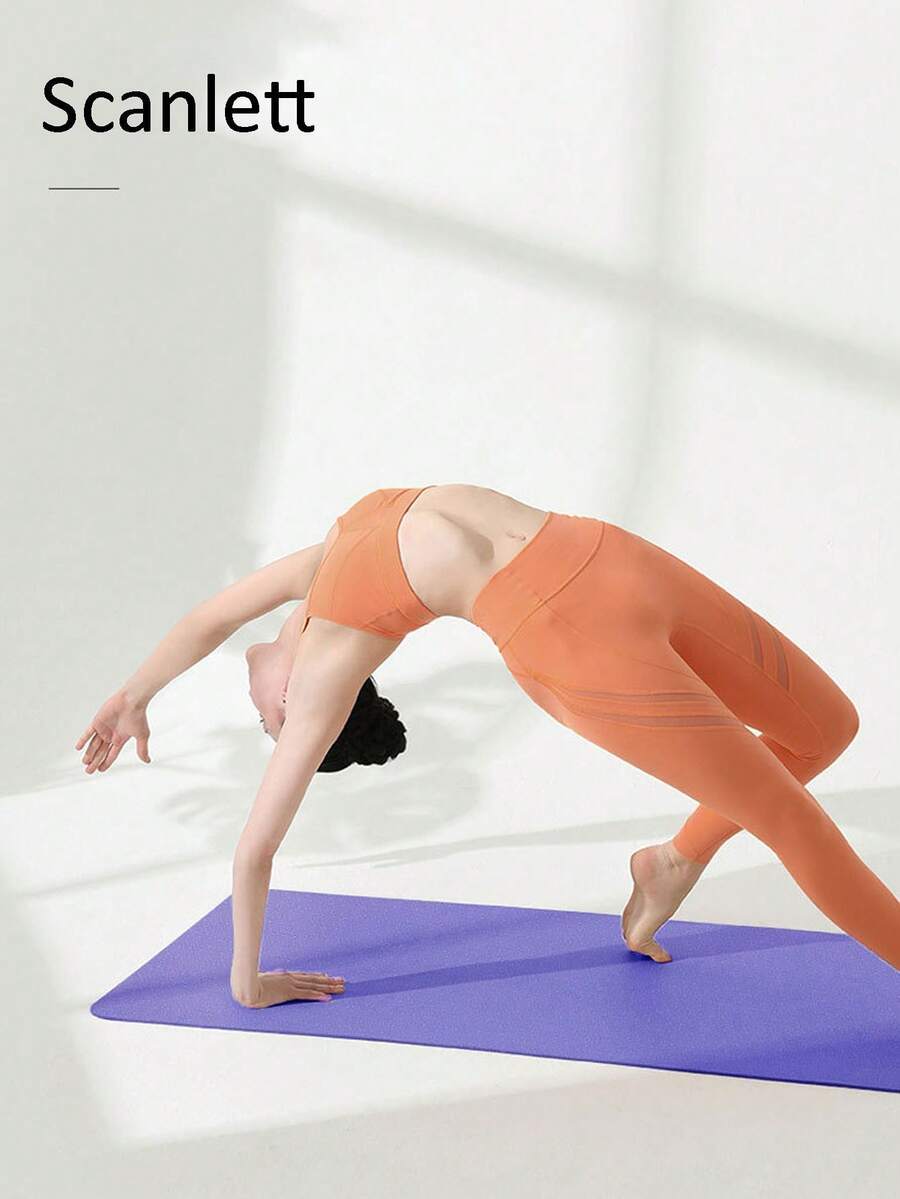 Colchoneta de yoga EVA engrosada de 173 * 61 * 0,8 cm, colchoneta de yoga específica para mujeres, esterilla antideslizante para ejercicio, fitness, saltar la cuerda, aislamiento acústico y amortiguación de golpes, esterilla para uso en el hogar, colchoneta para práctica de danza. 9El color es solo para referencia, el color enviado después de la compra será aleatorio. Por favor, tenga en cuenta esto antes de comprar.) - Morado - Ver 1
