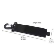 Accessoires de pagaie de kayak KotteSen - Clip de pagaie universel, Crochet de guidon, Convient pour les vélos électriques, les chariots de courses, Crochet de suspension de pagaie rotatif à 360°, Clip de suspension de pagaie multifonction, Crochet de rangement de ligne - Noir - Voir 10