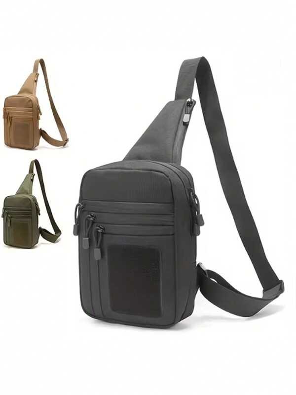 2pcs Tactical Concealed Gun Bag, Shoulder Strap Bag, Hunting Gun Leather Case Bag, Pistol Holder, Pistol Shell, Airsoft Adjustable Bag, New Tactical Chest Bag, Pistol Leather Case Concealed Gun Carrying Bag, Crossbody Bag Convertible Backpack, Hunting And Camping Outdoor Shoulder And Chest Bag Concealed Carrying, Sling Crossbody Bag Hunting And Camping Convertible Backpack