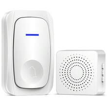 New Wireless Doorbell Home Intelligent Welcome Doorbell Waterproof Remote USB Plug Easy To Install No Wiring Required Doorbell