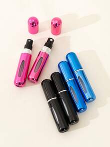 1/5pcs 5ML Refillable Perfume Atomizer Bottle, Travel Spray Perfume Bottle, Makeup Cosmetic Containers, Mini Portable Liquid Dispenser - Multicolor - View 5