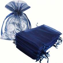 50pcs Vibrant Colorful Drawstring Organza Gift Bags - Assorted Sizes (Small, Medium, Large) For Weddings, Party Favors, Jewelry Storage & Organizing,Birthday Party Gift Gift And Candy Wrapping, Party Gift Bag | Organza Textile Bags, Jewelry Bags Gift Bags Elegant,