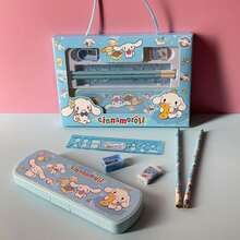 Stationery Set: Pencil, Ruler, Sharpener, Eraser, Notebook, Creative Drawing, Learning Essentials, Random Accessories, Back To School - Multicolor - View 19