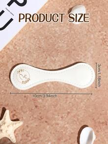 1pc Customized Name Leather Bookmark, Personalized Leather Magnetic Bookmark, Reader Gift, Book Accessory, Book Lover Gift School Supplies,Back To School - Multicolor - View 5