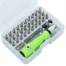 32-In-1 Multifunctional Precision Screwdriver Set, Aluminum Alloy, Portable Multifunctional Repair Toolkit, Suitable For Cell Phone And Notebook Repair - 32-in-1黃色 - 查看 4