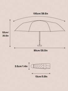 1pc Compact 5-Fold Umbrella, Ultralight Mini Umbrella, Capsule Umbrella, Fashion Fresh Design, UV Protection, Sun Umbrella, Pocket Umbrella