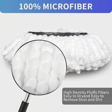 Mop Replace Heads Mop Handle Base Replacement Compatible With O Cedar Easywring 1-Tank Spin Mops System, 2 Microfiber Mops Head