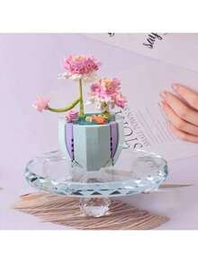 1 Khay đựng trang sức bằng thủy tinh pha lê đa năng, hình tròn, họa tiết ren kim cương, dùng để trưng bày đồ thủ công, trang trí phòng ngủ, đồ dùng học tập, đồ dùng ký túc xá, đồ trang trí phòng. - Nhiều màu - Xem 7