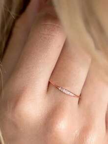 时尚戒指一件装，女士婚礼订婚派对首饰，情人节礼物 - 1# - 查看 5