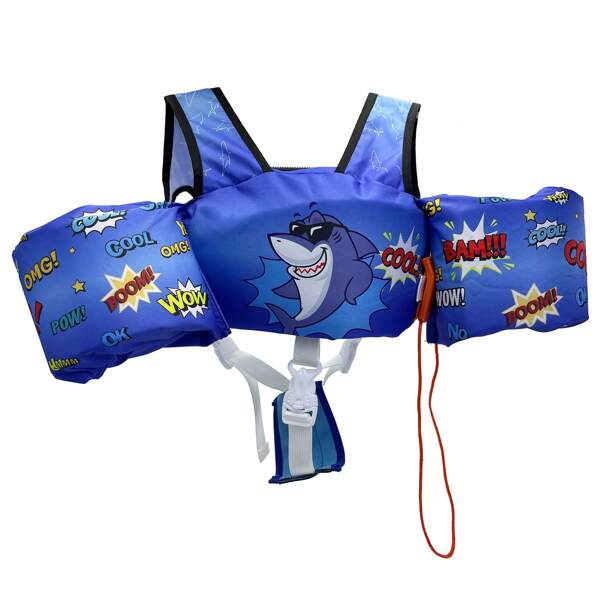 Swim Vest Life Jacket For People Removable With Crotch Strap With Whistle