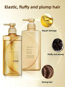 Tsubaki TSUBA-KI Premium Repair Shampoo And Conditioner Hair Care Set 490ml+490ml(No Box) - 1 - View 6