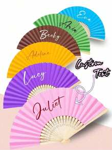 Customized Name LOGO White Wedding Paper Fan, White Invitation Card, White Classic DIY Paper Fan,Christmas ,Ornamental High-Quality Custom,Personalized,Unique Ideal Gifts For Her Boyfriend,Girlfriend For Anniversaries,For Valentine's Day,For Mother's Day,For Birthdays,For Father's Day,For Graduation,For Weddings,For Housewarming Mother's Day Graduation