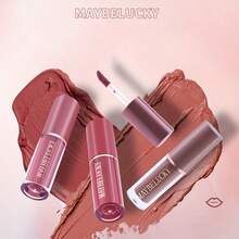 12件/套书本风格丝绒哑光液体唇膏圣诞礼物套装持久不沾杯不褪色闪光裸色唇彩感谢爱唇膏套装 - 12 Colors/Set - 查看 5