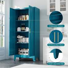 Storage Cabinets - Blue - View 6
