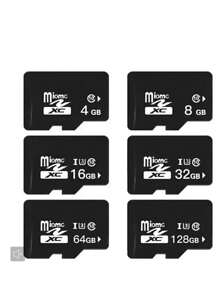 Cartão de memória 64 GB, 32 GB, 256 GB, 128 GB, 512 GB, Classe 10 U3 A1 $Peed ATÉ 60 MB/S 4K FulHD Mini cartão de armazenamento TF Flash Card para câmeras de carro, PC e telefone