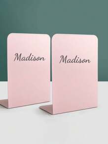 Personalized Custom L-Shaped Book Stand; Simple Large Book Rest; Desktop Storage Book Stand; Metal Creative Partition; Book Shelf Partition; Iron Bracket Back To School