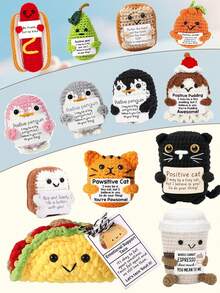 鼓励礼品装饰、正能量礼品、正向激励礼品、创意趣味装饰礼品、办公桌展示、手工可爱装饰、纪念品、万圣节礼品、圣诞节礼品、趣味礼品、生日礼品、家居装饰、派对装饰、办公室礼品、毕业礼品 - 彩色 - 查看 2