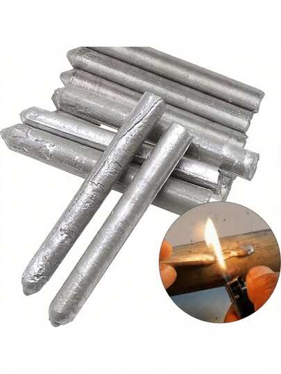 6 件低温焊条，适用于水箱和管道 - 多用途，快速熔化芯棒，适用于不锈钢、铜、铁、铝
