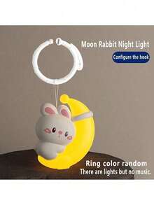 1pc Cute Night Light, Soothing Music Sleep Aid, Stroller Hanging Decor, Bedroom Sleep Lamp, Nursing Eye-Care Children's Night Light, Bedside Lamp