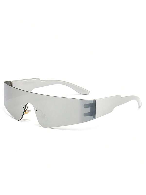 1 pezzo Occhiali di moda poligonali da donna, adatti per spiaggia, attività all'aperto, fotografia