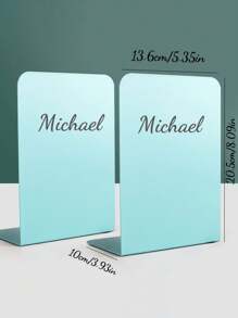 Personalized Custom L-Shaped Book Stand; Simple Large Book Rest; Desktop Storage Book Stand; Metal Creative Partition; Book Shelf Partition; Iron Bracket Back To School