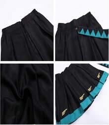Anime Cosplay Costume Full Set For Women, Top And Skirt Halloween Outfit, Cute Character Dress Up - Gray - 查看 11