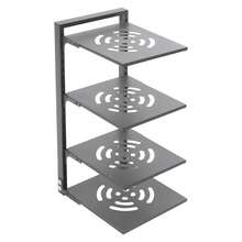 ZhdnBhnos 4 Tiers Kitchen Pot Holder Pan Organizer Shelf Rack Pots And Pans Organizer For Cabinet - White - View 2