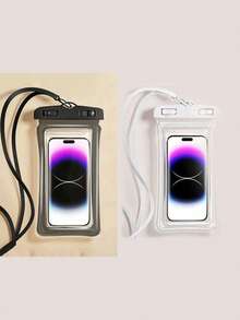 防水袋通用IPX8防水手机袋气囊防水手机袋游泳水下防水手机壳沙滩手机干燥袋适用于智能手机 - 彩色 - 查看 18