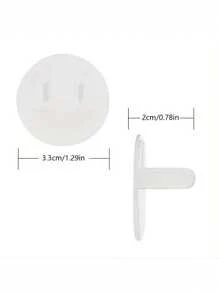 10pcs Baby Electrical Outlet Covers, Childproof Electrical Outlet Safety Plugs, Fit US Power Socket