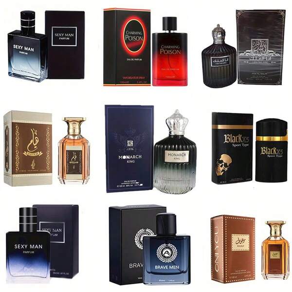 Blind Random Gift Box, Containing A Bottle Of Random Men's Cologne Perfume, Suitable For Men's Valentine's Day Or Father's Day Gifts, No Box Gift Box