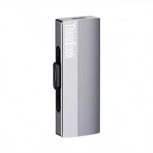 Lenovo 硬碟BU210 Type-C/USB3.2雙模 2000MB/s有線傳輸 手機電腦平板三端互聯 金屬抗震 行動辦公室/攝影剪輯神器 銀灰色 - 銀灰色 - 查看 1