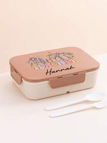 1 szt. Dostosowana nazwa: Lunch Box podróżny, Pokryty pojemnik bento, Szczelna torba na lunch, Przenośny stojak na śniadanie, Spersonalizowana zastawa stołowa DIY, Akcesoria kuchenne i jadalne na kempingu, Spersonalizowany wzór dla nauczyciela, Prezent dla nauczyciela, Codzienne użytkowanie, Festiwale, Powrót do szkoły, Wakacje, Studenci, Codzienne przechowywanie, Spersonalizowane pudełko na prezent, Nadaje się na wesela, podróże i powrót do szkoły - Wielokolorowe - Zobacz 8