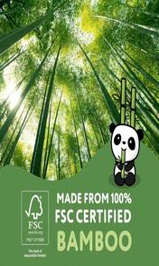The Cheeky Panda Bamboo Toilet Paper | 4 Rolls With 200 Soft Sheets Each | Strong 3 -Ply Bamboo Tissue Paper | Plastic Free Packaging - 4 Count (Pack of 1) - 查看 6