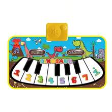 Thảm chơi âm nhạc cho trẻ em - Thảm đàn piano in hình dấu chân khủng long, Thảm chơi nhạc, Thảm đàn piano chân cho bé, Thảm tập bò âm nhạc giáo dục sớm, Thảm đồ chơi nhảy múa âm nhạc cho trẻ nhỏ, Thảm đồ chơi bàn phím đàn piano cho trẻ em, Quà tặng trò chơi tương tác giữa cha mẹ và con cái, Thích hợp cho bé trai và bé gái từ 3 tuổi trở lên, Quà tặng sinh nhật, lễ hội hoàn hảo cho trẻ em. - Nhiều màu - Xem 13