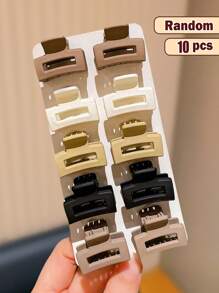 10/20/30/50 pezzi di fermagli per capelli retrò multicolore, di dimensioni piccole adatti per uso casual all'aperto, regalo carino per ragazze, accessori per capelli da donna alla moda, ideali per raccogliere la coda di cavallo